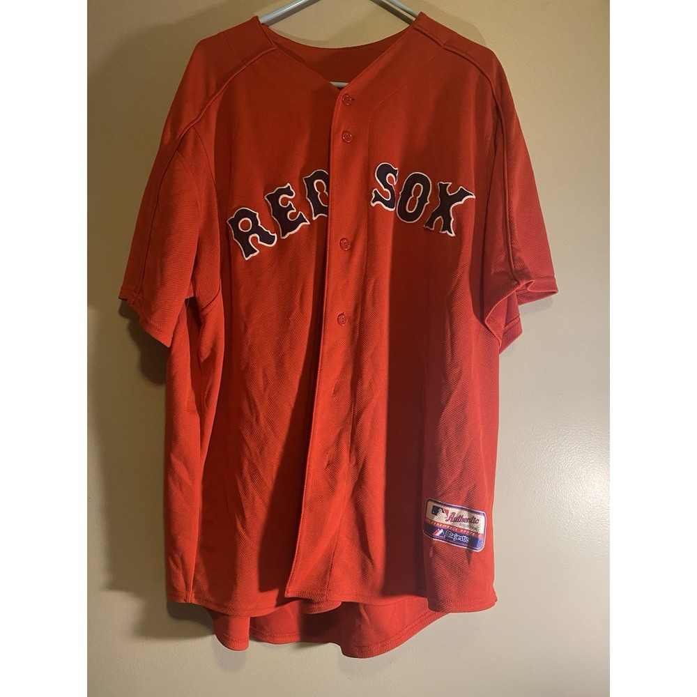Majestic MLB Boston Red Sox Baseball Jersey Men's Size 2XL Red